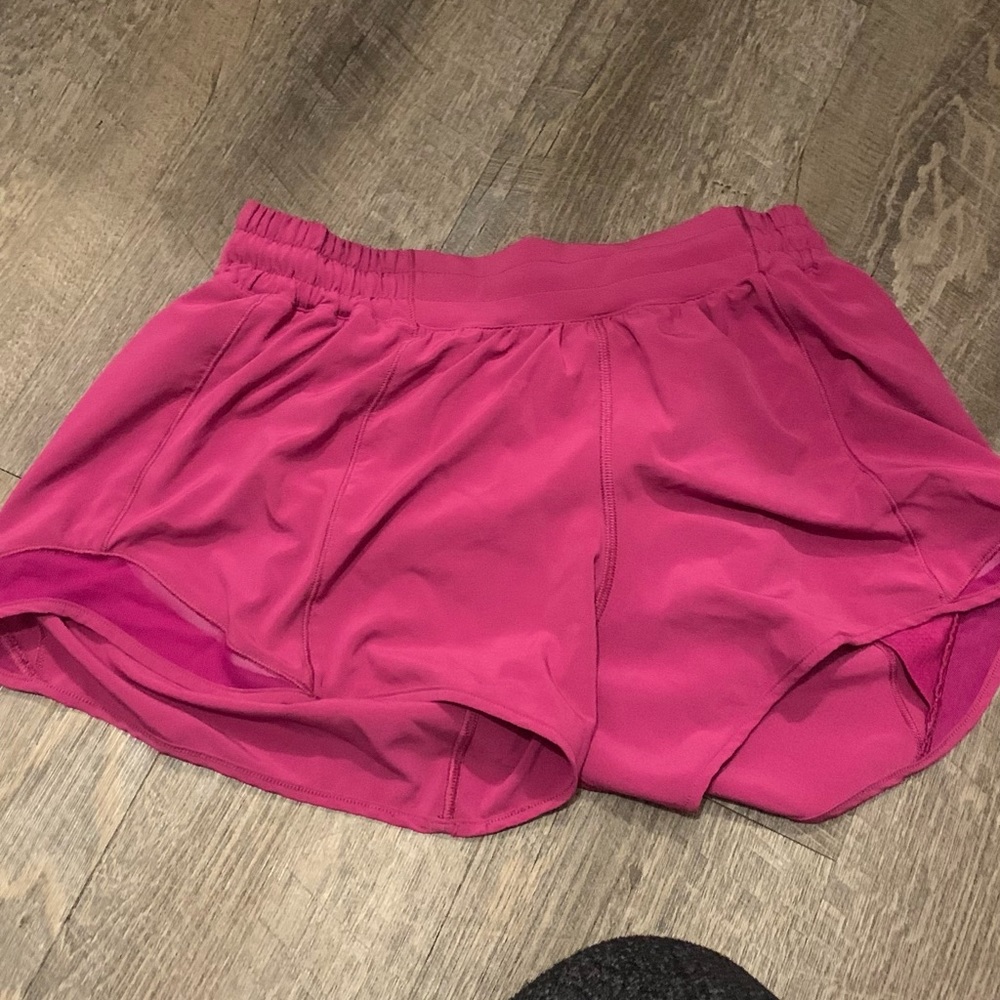 Low rise hotty hot shorts! I believe 2.5 inch.